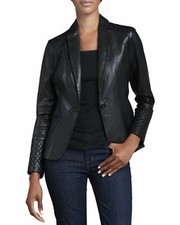 Giacca blazer donna vera pelle