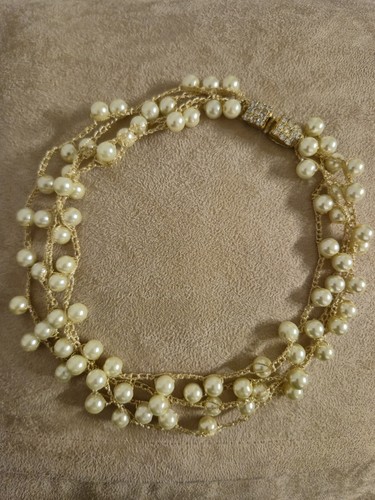 Girocollo oro seta - , uncinetto
