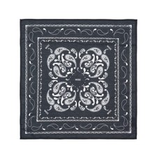 Men's Woc Bandana Black Scarf 
