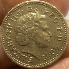 United Kingdom 1 Pound 2002 XF