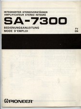 Pioneer 7300 mode - sa,