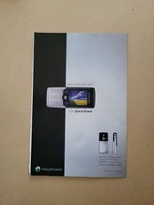 SONY ERICSSON T610 QUICK SHARE RITAGLIO CLIPPING PUBBLICITA' ADVERTISING #475