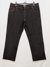 Wampum & Co Jeans Uomo , Nero Antracite , Taglia 60, (Girovita 108cm)