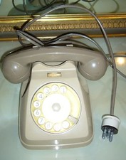 Telefono Auso Siemens vintage anni 60 70 Grigio design