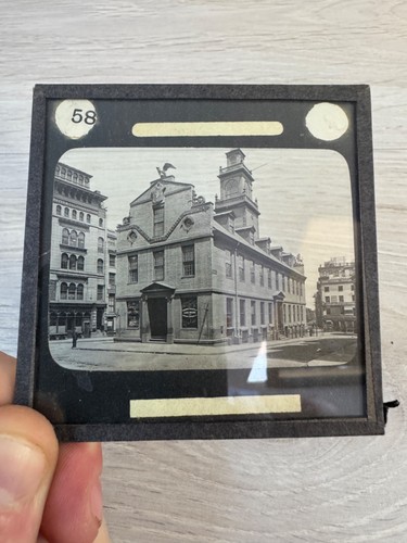 Antique magic lantern slide - antique,