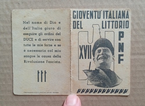 Pnf gil card tessera figlio - card,