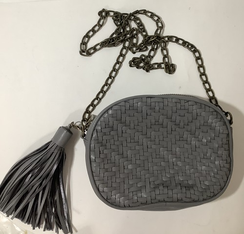 Borsa tracolla ovale grigia - borsa,