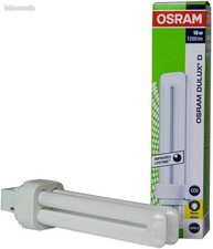 OSRAM DULUX D - G24d-2 - 18W 840 - 2 Pin - 4000K - Bianco Natur (pacco Da 10 )