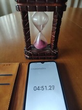 CLESSIDRA  sabbia rosa 5 minuti