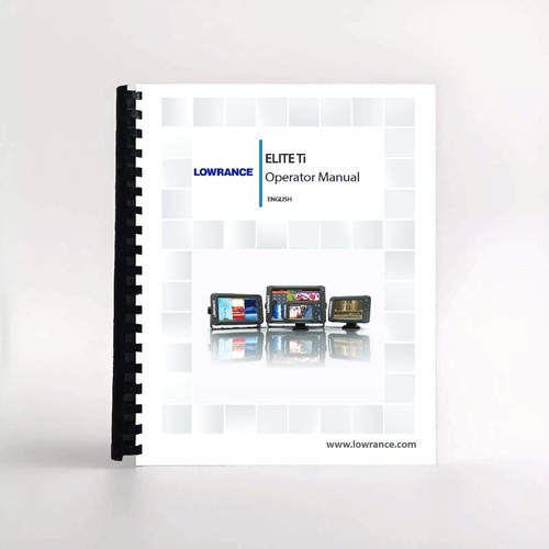 Lowrance elite manual for - ti,