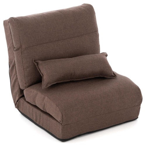 Poltrona letto marrone - poltrona,