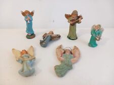 Lotto di  5 Vecchi Angeli Anni 50/60 Presepe Vintage No Confalonieri Diorama FN.