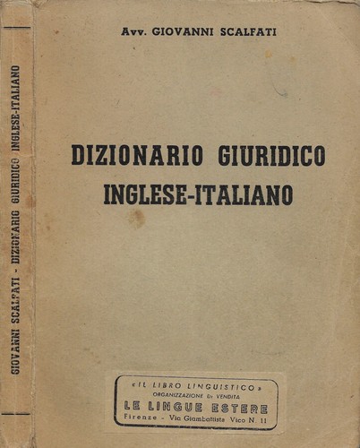 Dizionario giuridico - dizionario,