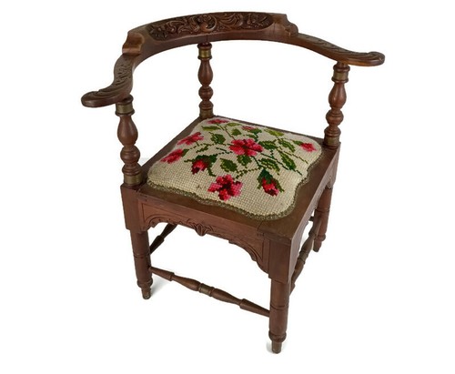 Sedia angolare vintage - , legno