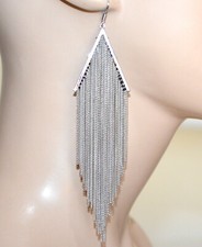 Orecchini donna argento multi