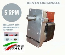 MOTORIDUTTORE PELLET KENTA 5RPM K911 INGRANAGGI IN FERRO