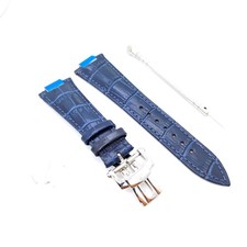 Cinturino chiusura pieghevole in pelle 25 mm / 13 mm adatto per orologio da polso Patek Philippe