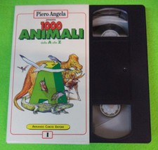 VHS film Piero Angela presenta 1000 ANIMALI DALLA A ALLA Z 1 Curcio (F21) no*dvd