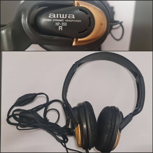 Aiwa 350 stereo headphones - aiwa,