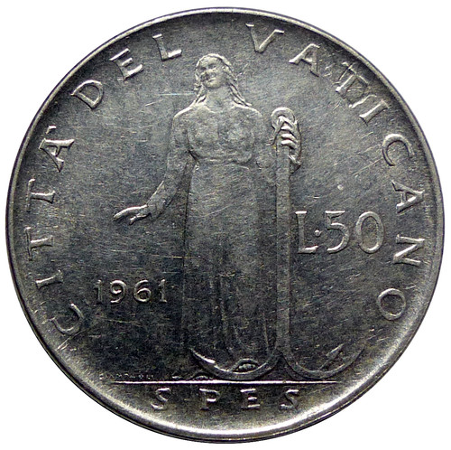 Vatican lire 1961 - 50,