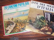 Inni dei soldati d'italia - 1° G.M.+ 20 canzoni popolari del risorgimento   33 g