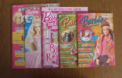 Lotto riviste barbie - lotto,