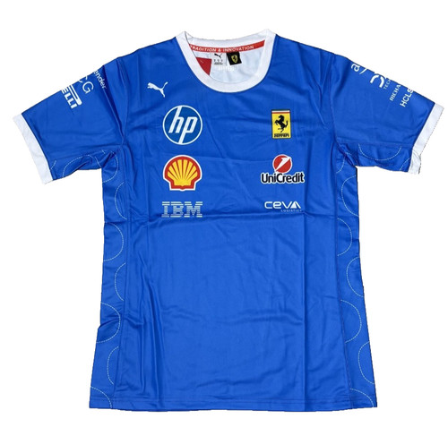 Maglia scuderia ferrari blu - scuderia,