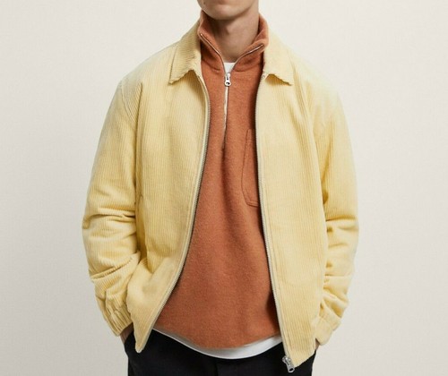 Zara uomo giallo giacca - uomo, fw