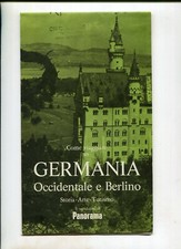 CARTA GEOGRAFICA GERMANIA Arnoldo Mondadori Editore 1974 Panorama N 418 Cartina