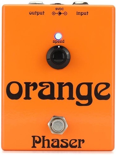 Orange phaser pedal - orange,