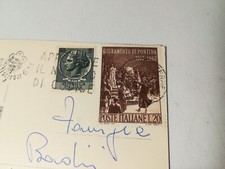 Francobollo lire 5 e francobollo giuramento di pontida 1967 da collezione