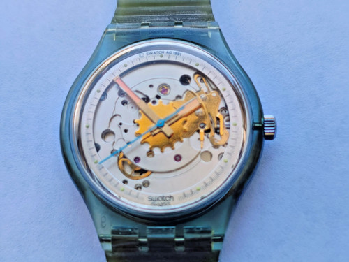 Swatch automatic blue matic - blue,