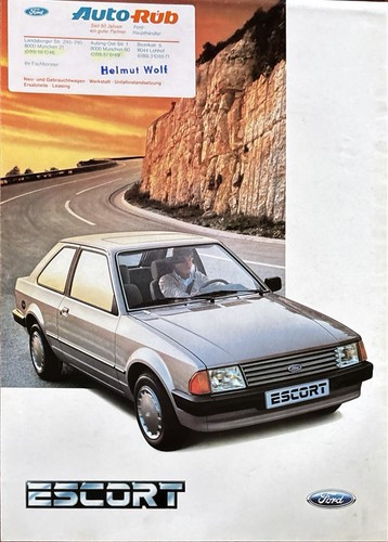 Ford escort laser depliant - ford,