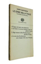 Le Erbe nella Thule - Harry Martinson - Einaudi Poesia 1975
