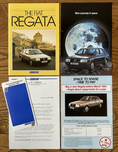 Brochure vendita fiat regata - brochure,