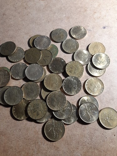 476 monete lire della - da,