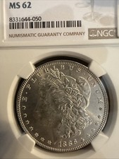 1886 Ngc Ms 62 Morgan