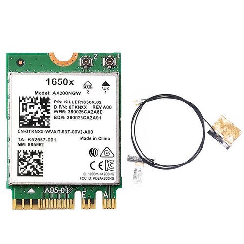 Per scheda wifi 1650x antenna - per,