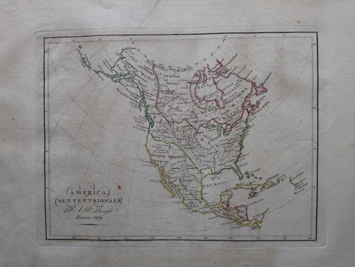 1819 bartolomeo borghi mappa - 1819,
