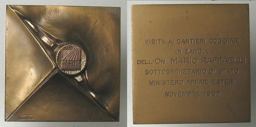 Triu medaglia 1987 cogefar - medaglia,
