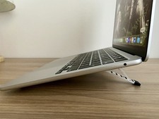 Supporto per Notebook, Macbook, in lega di alluminio, pieghevole e regolabile