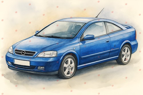 Opel astra coupe bertone - opel,