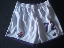 PANTALONCINI SHORT FOOTBALL MATCH WORN FIORENTINA CALCIO KAPPA N°72 XL