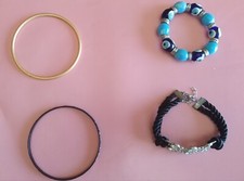 Lotto / Stock 4 bracciali gioielli  Bigiotteria  (lotto101) come da foto