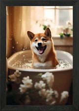 Quadro Shiba Inu cane cucciolo