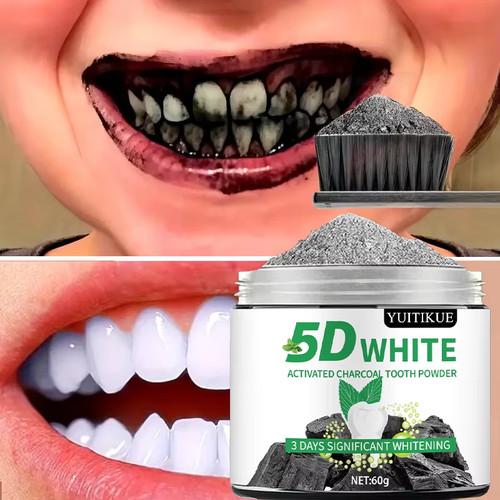 Polvere sbiancante per denti - per,