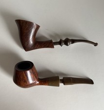 LOTTO SET 2 PIPE MADE IN DENMARK SVENDBORG E SHELBURNE IIS VINTAGE DA COLLEZIONE