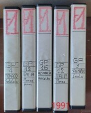 Lotto No. 5 cassette VHS Gran Premi Formula 1 stagione 1991 - GP F1