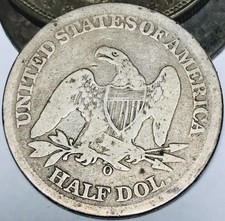 1861 O Seated Liberty Half