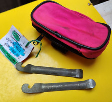 BORSA PORTA ATTREZZI PICCOLA MARCATA CON DUE PUNZONI PNEUMATICI BORSETTA ATTREZZI